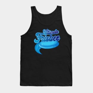 Ultimate Frisbee Blue Disc Tank Top
